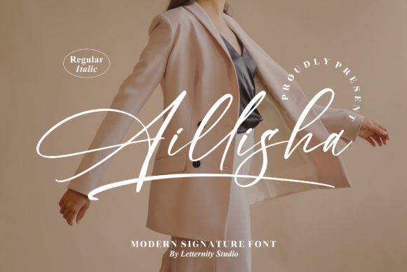 Aillisha Script Font Review for Editorial Design
