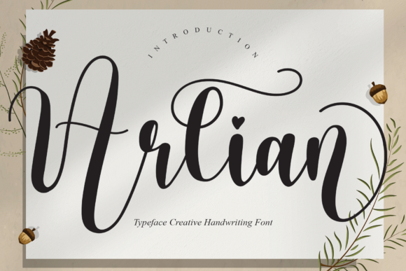 Arlian Script Font for Elegant Campaign Design