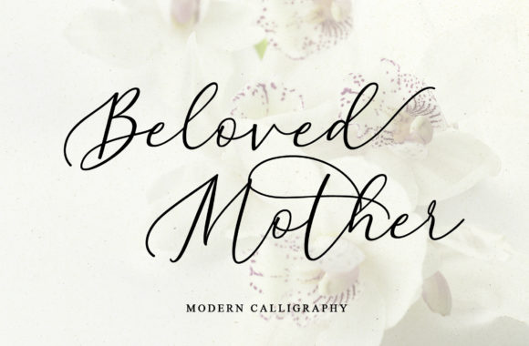 Beloved Mother Typeface for Elegant Handmade Branding