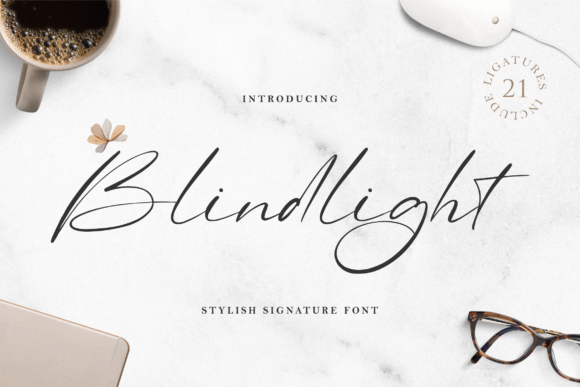 Blindlight: A Contemporary Script Handwritten Typeface for Modern Campaigns