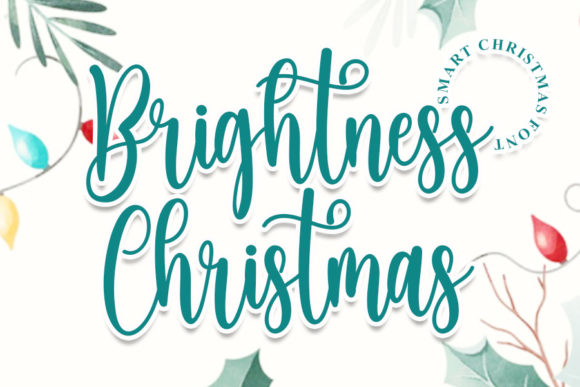 Brightness Christmas Typeface Review