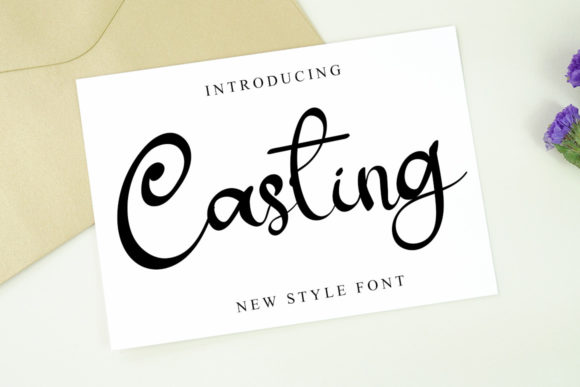 Casting Typeface: Elevating Editorial Design with Confidence