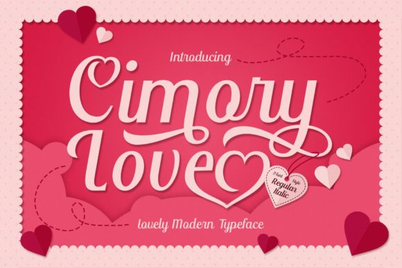 Cimory Love: A Romantic Script Handwritten Font for Digital Branding