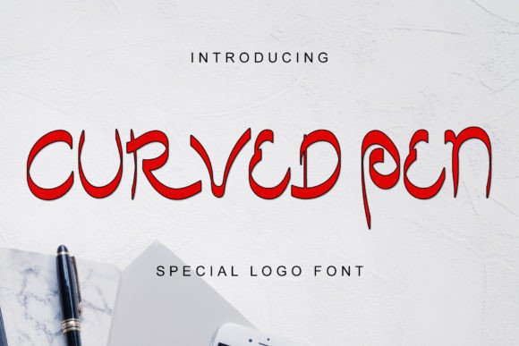 Curved Pen: The Elegant Script Font for Handmade Brands