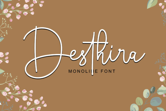 Desthira: The Elegant Script Typeface for Editorial Design