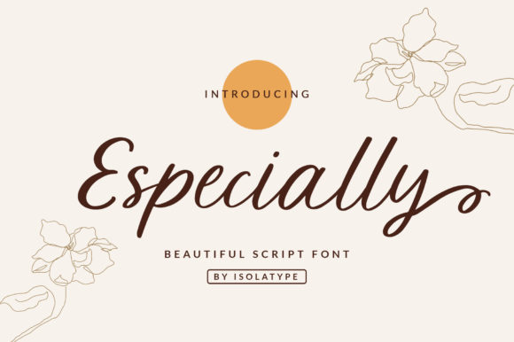 Especially: A Sophisticated Script Handwritten Font Review