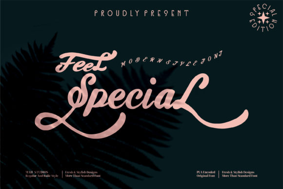 Feel Special: A Script Handwritten Font for Editorial Branding