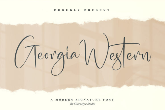 Georgia Western: A Modern Signature Font for Brand Identity
