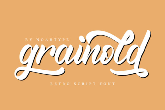 Grainold Script Font for Modern Campaign Design
