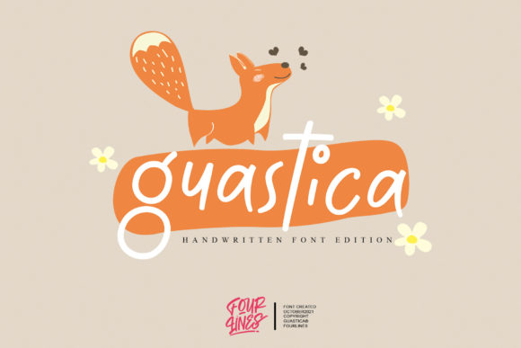 Guastica: The Delicate Script Handwritten Font for Elegant Craft Designs