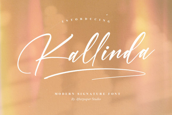 Kallinda: A Beautiful Script Font for Elegant Branding