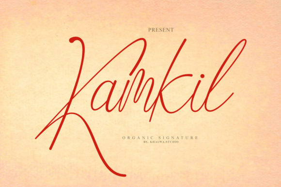 Kamkil Typeface Review: A Natural Script Handwritten Font for Branding