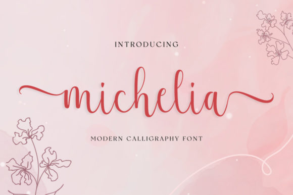 Michelia Script Font for Elegant Campaign Design