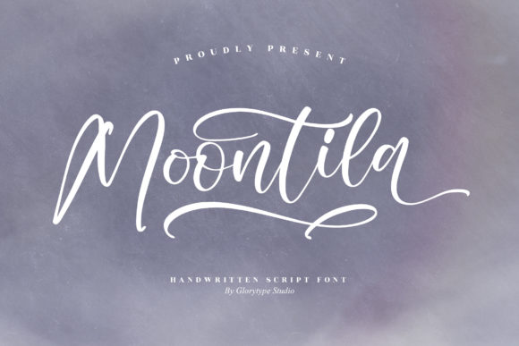 Moontila: A Beautiful Script Font for Handmade Branding and Design