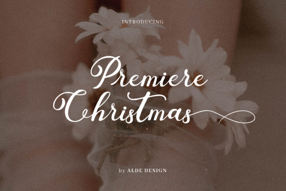 Premiere Christmas: The Script Handwritten Font for Luxury Campaign Design