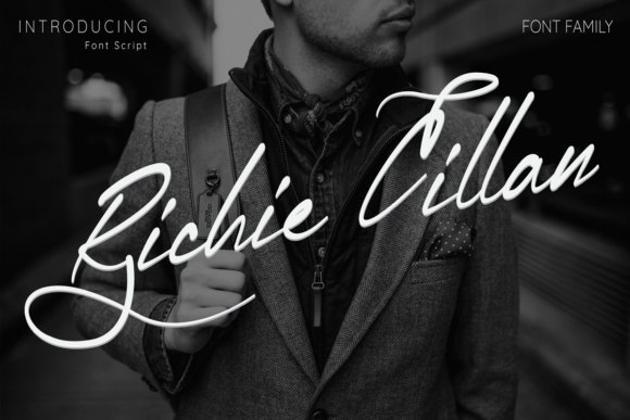 Richie Cillan: The Elegant Script Font for Luxury Branding