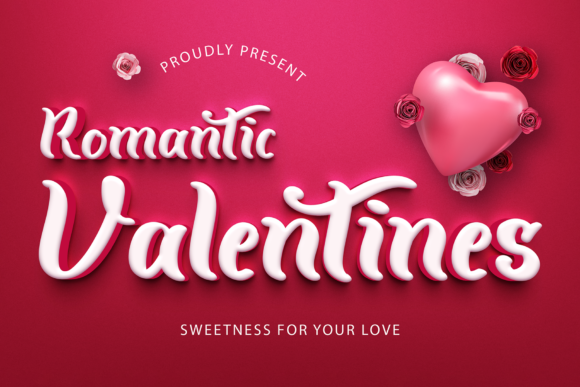Romantic Valentines: A Refined Script Font for Elegant Branding