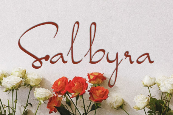 Salbyra: A Delicate Script Handwritten Font for Editorial Elegance