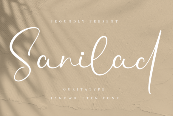 Sanilad Script Font for Elegant Campaign Design