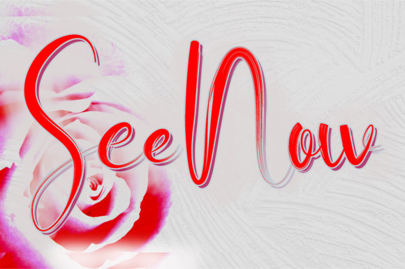 See Now: A Refined Script Font for Modern Editorial Design