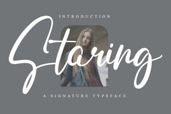 Staring: The Elegant Script Handwritten Font for Modern Web Design