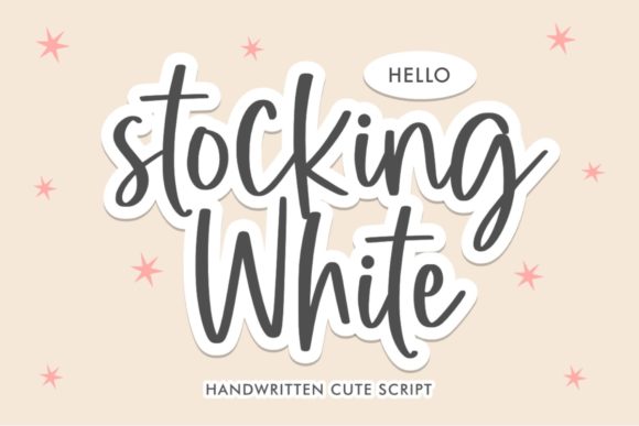 Stocking White: A Chic Script Font for Modern Campaigns