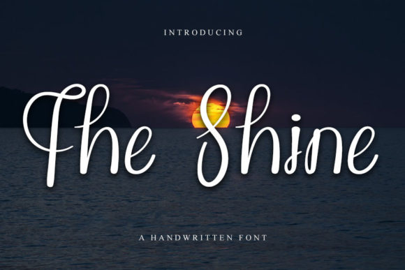 The Shine Script Handwritten Font for Elegant Branding