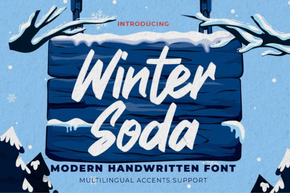 Winter Soda: A Magical Script Font for Elegant Editorial Design