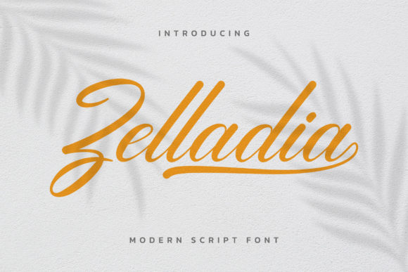 Zelladia Script Font for Elegant Brand Identity Design